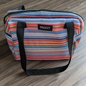 Packit lunch bag with built in freezer pack